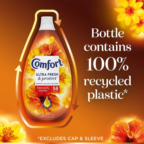 Comfort Ultra-Concentrated Fabric Conditioner Heavenly Nectar 58 Wash