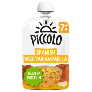 Piccolo Spanish Vegetarian Paella Baby Food Pouch 7+ Months