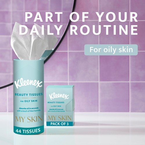 Kleenex MySkin Beauty Facial Tissues - Oily skin