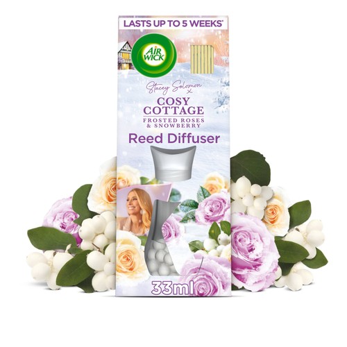 Airwick Reed Diffuser Cosy Cottage Frosted Roses & Snowberry