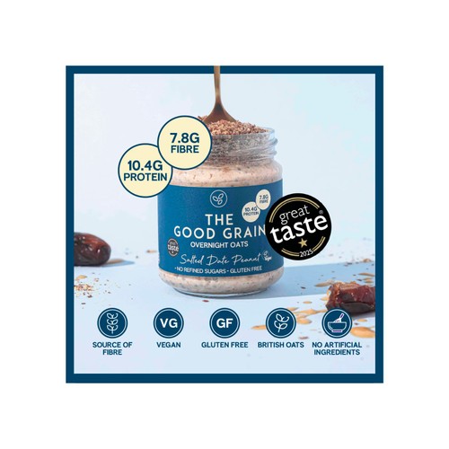 The Good Grain Overnight Oats Salted Date Peanut