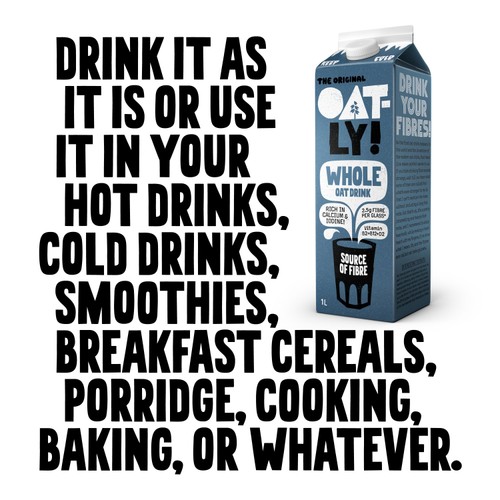 Oatly Oat Drink Whole Chilled 