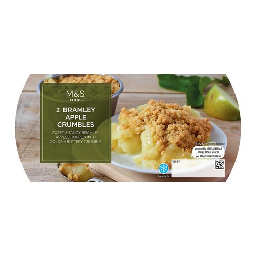 M&S Bramley Apple Crumbles