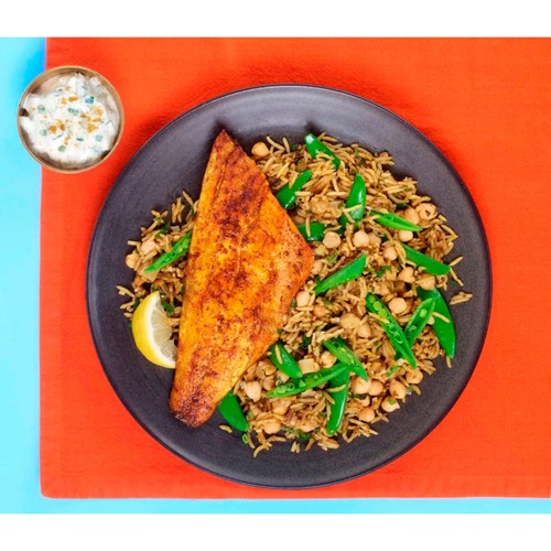 Tilda Microwave Limited Edition Saag Aloo Basmati Rice