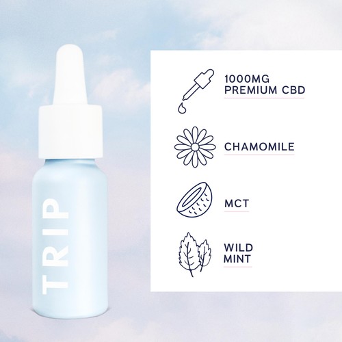 TRIP Wild Mint 1000mg CBD Oil
