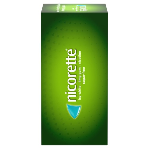 Nicorette Icy White Gum, 4 mg, 105 (Stop Smoking Aid)