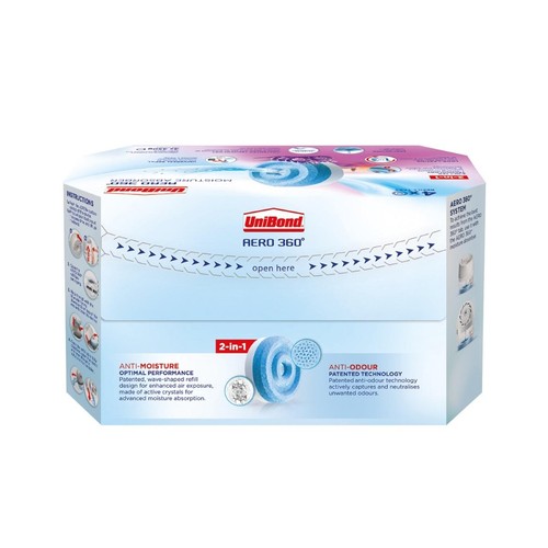 Unibond AERO 360 Moisture Absorber Lavender Refill Tab