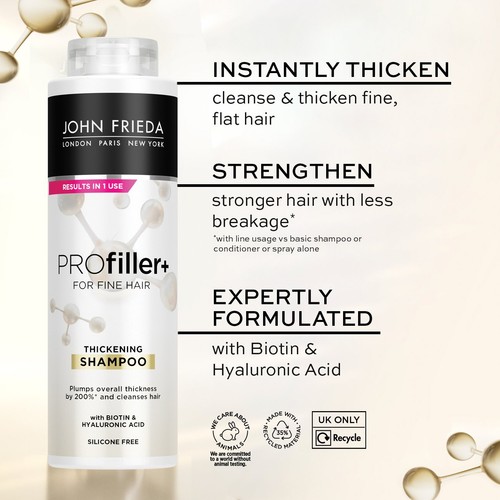 John Frieda Volume PROfiller+  Thickening Shampoo 