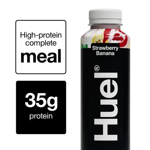 Huel Ready To Drink Black Edition Strawberry & Banana