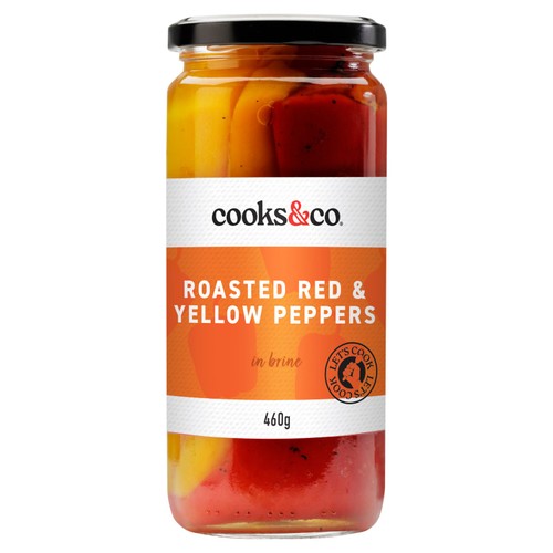 Cooks&Co Roasted Red & Yellow Peppers