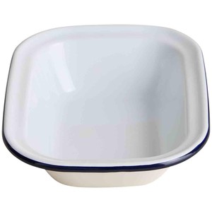 M&S Enamel 20cm Pie Dish, Dark Blue
