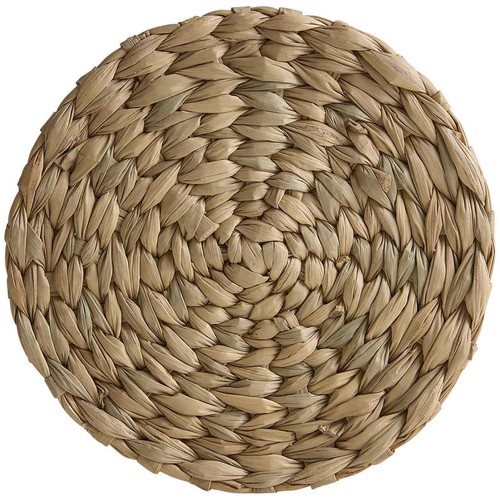 M&S Set of 4 Seagrass Oval Coasters with Holder