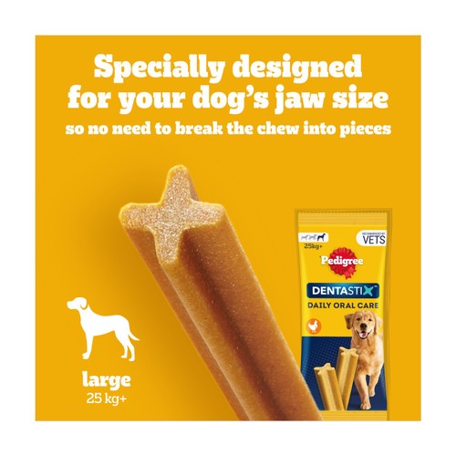 Pedigree Dentastix Daily Adult Large Dog Treats 42 x Dental Sticks