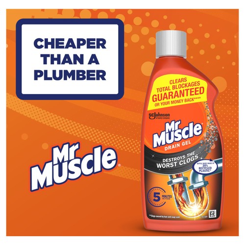 Mr Muscle Power Gel Drain Unblocker