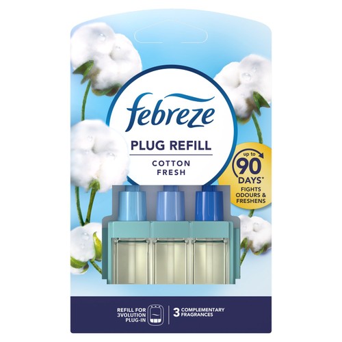 Febreze 3Volution Air Freshener Plug In Refill Cotton Fresh