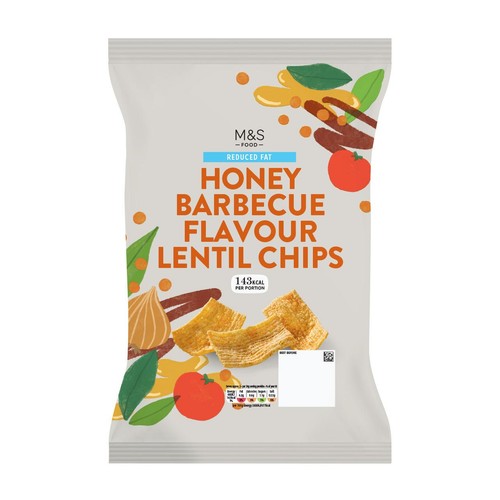 M&S Honey Barbecue Flavour Lentil Chips