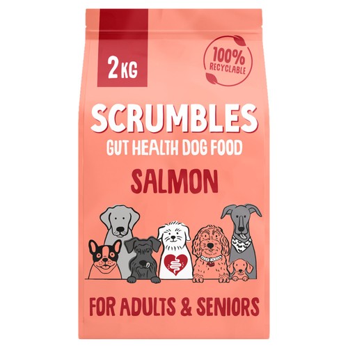 Scrumbles Grain Free Adult and Seniors Salmon Dry Dog Food