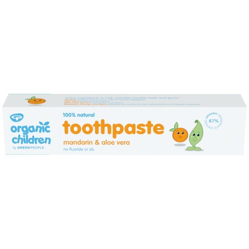 Organic Children Mandarin & Aloe Vera Fluoride Free Toothpaste