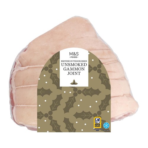 M&S British Outdoor Bred Unsmoked Boneless Gammon
