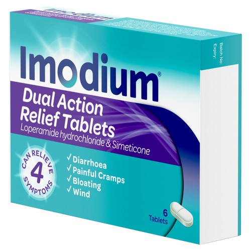 Imodium Dual Action Relief Tablets