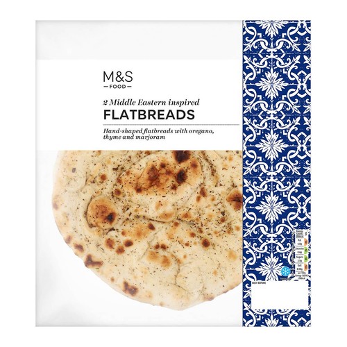 M&S 2 Middle Eastern Inspired Flatbreads