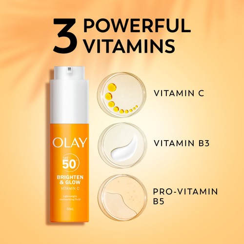 Olay Vitamin C Brighten & Glow Serum Spf 50