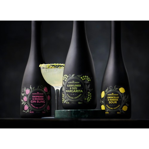 M&S The Marksologist Sparkling Raspberry & Rhubarb Gin Sling