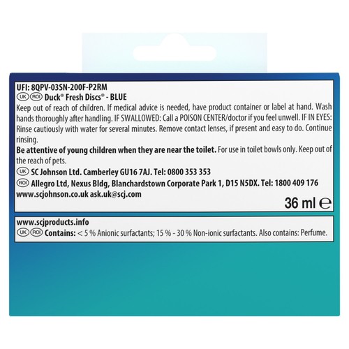 Duck Toilet Fresh Disc Holder Blue