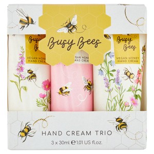 Heathcote & Ivory Busy Bees Hand Cream Trio, Assorted Fragrances
