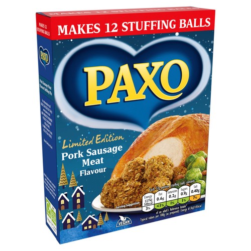 Paxo Pork Sausage Meat Flavour Stuffing