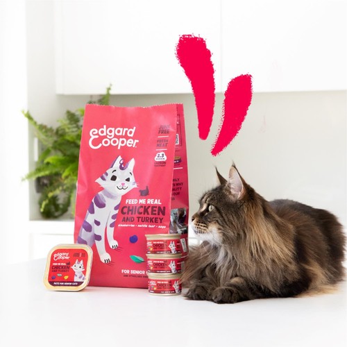 Edgard & Cooper Cat Chunks in Sauce Senior Chicken & Turkey