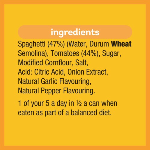 Heinz Spaghetti In Tomato Sauce