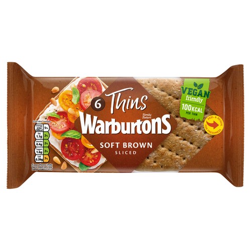 Warburtons Brown Sandwich Thins