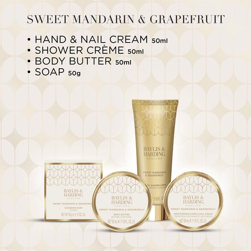 Baylis & Harding Sweet Mandarin & Grapefruit Luxury Pamper Tin Gift Set