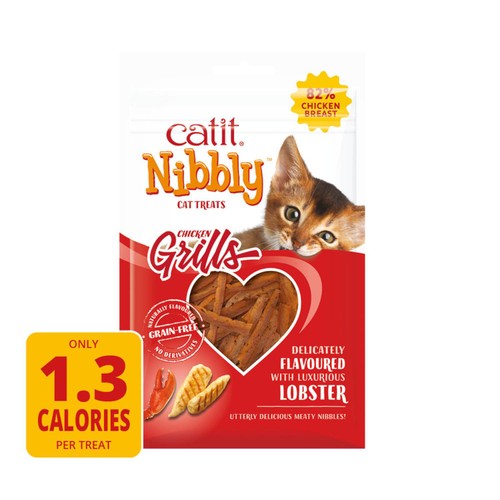 Catit Nibbly Grills Chicken & Lobster Cat Treat