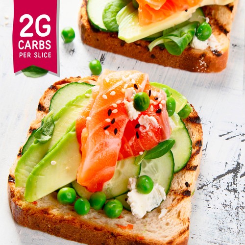 Fitbakes High Protein High Fibre Keto White Bread