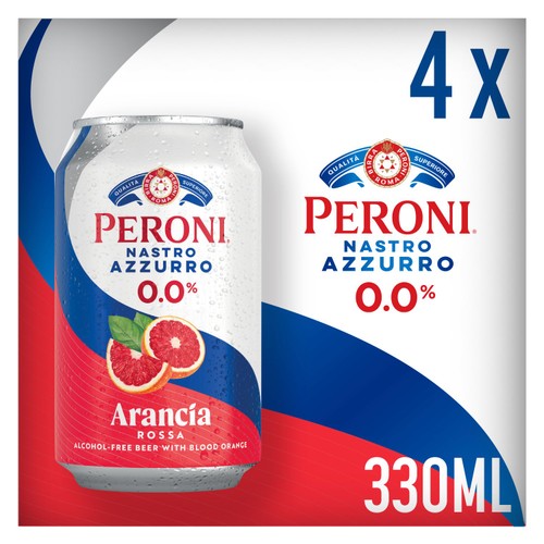 Peroni Alcohol-Free Beer with Blood Orange