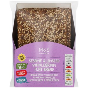Sesame & Linseed Wholegrain Flatbread