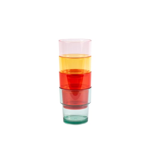 Summerhouse Strawberries & Cream Stacking Picnic Tumblers