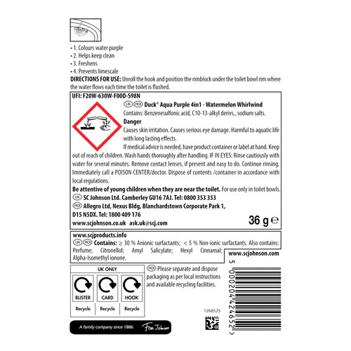 Duck 4-in-1 Colouring Rim Block Watermelon Whirlwind