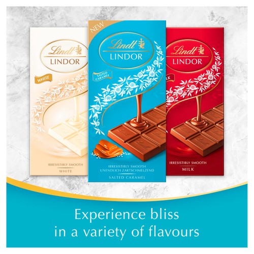 Lindt Lindor Milk Salted Caramel Chocolate Bar
