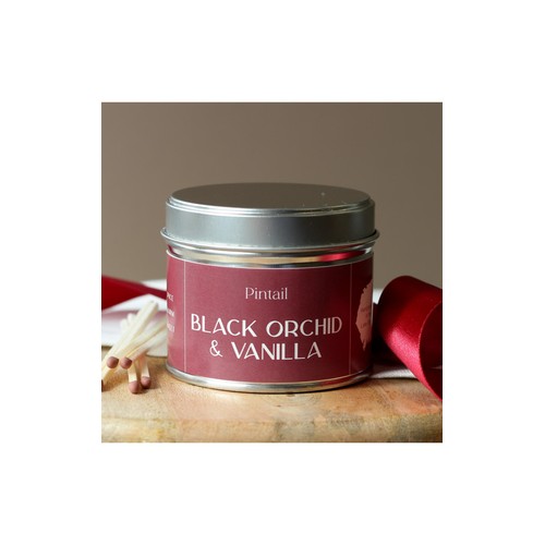 Pintail Candles Black Orchid & Vanilla Classic Tin Candle