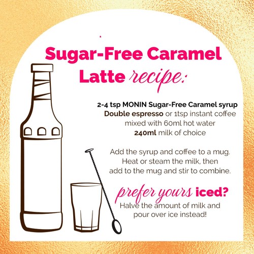 Monin Sugar Free Caramel Syrup