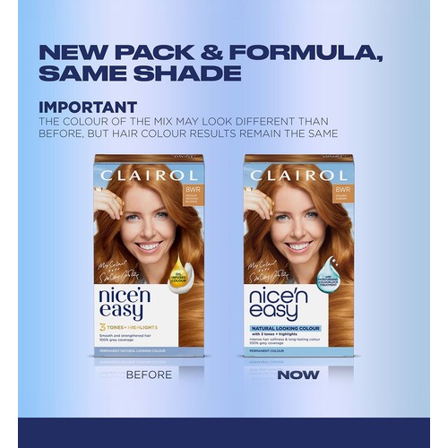 Clairol Nice'n Easy Permanent Hair Dye, 9G Light Golden Blonde