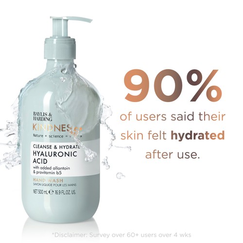 Baylis & Harding Kindness+ Hyaluronic Acid Moisture/Hydrate Hand Wash