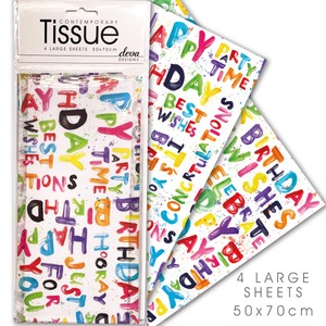 Happy Birthday Tissue Paper