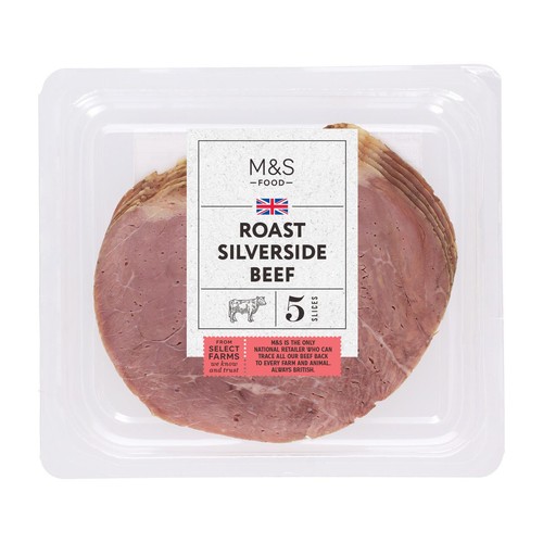 M&S British Wafer Thin Roast Silverside Beef