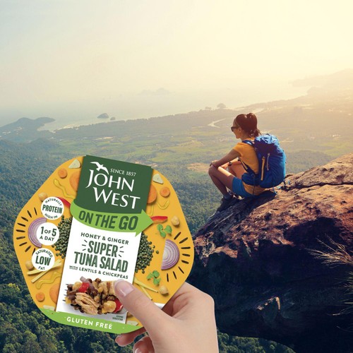 John West On The Go Honey & Ginger Super Tuna Salad Gluten Free