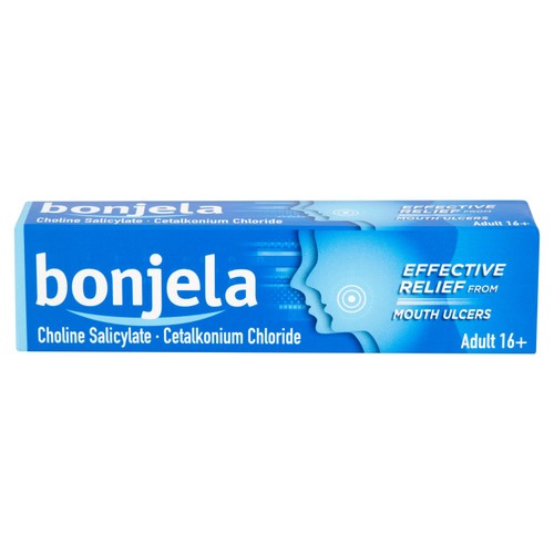 Bonjela Adult Mouth Ulcer Pain Relief Sugar Free Gel