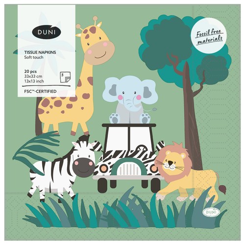 Safari Kids Napkins 
